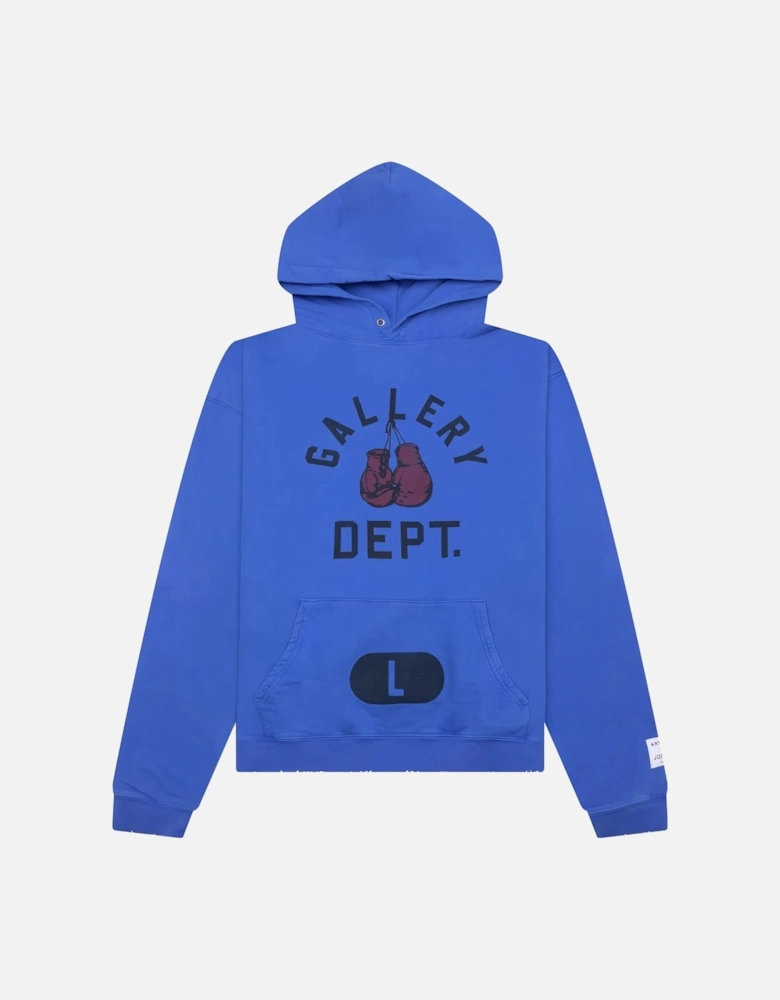Boxing Merch Hoodie in Blue