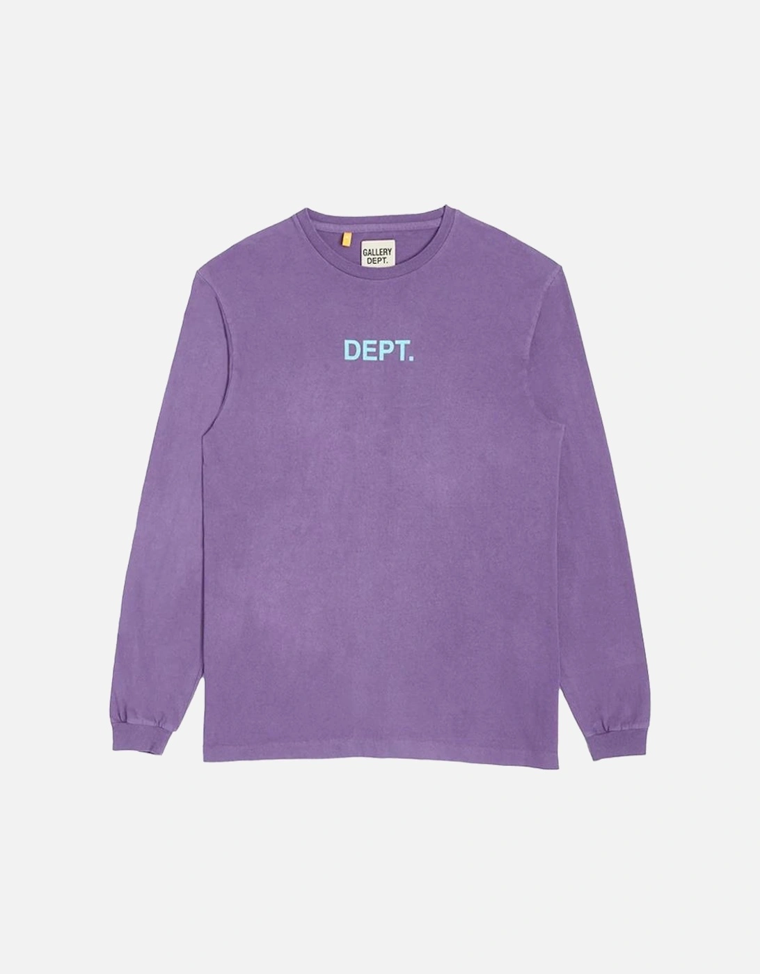 Logo Long Sleeve T-Shirt in Purple, 3 of 2