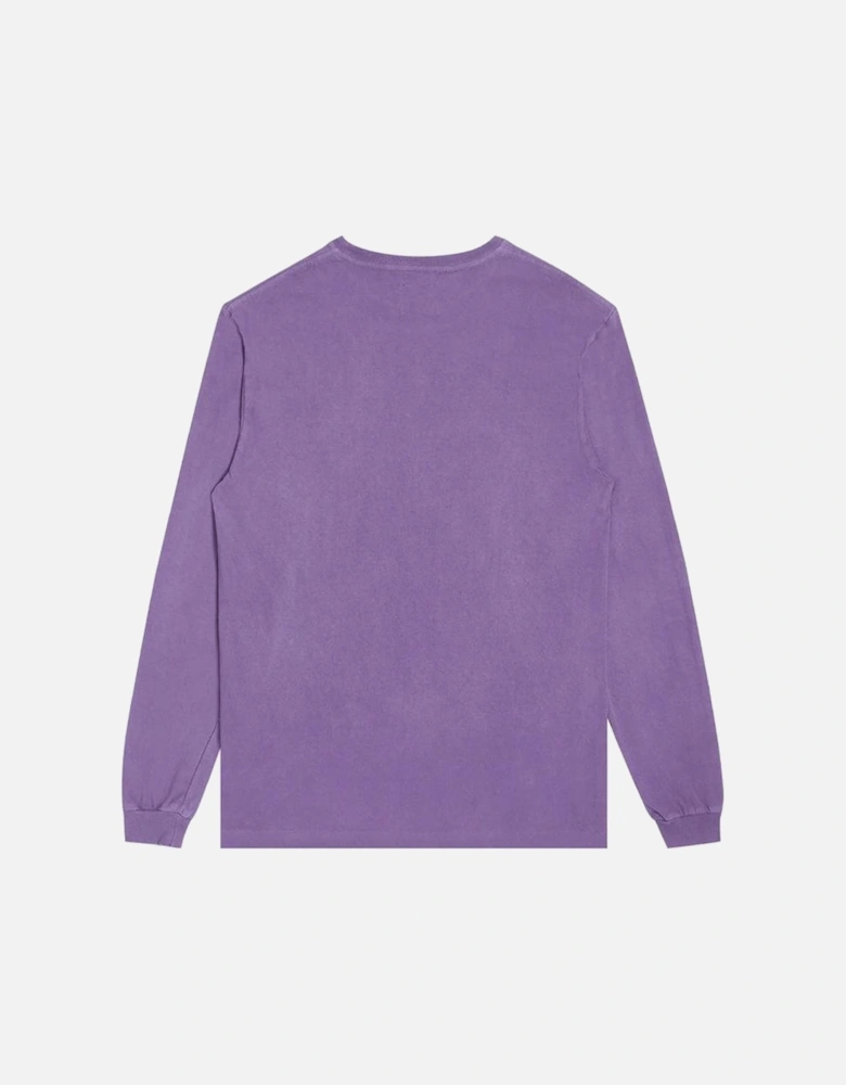 Logo Long Sleeve T-Shirt in Purple