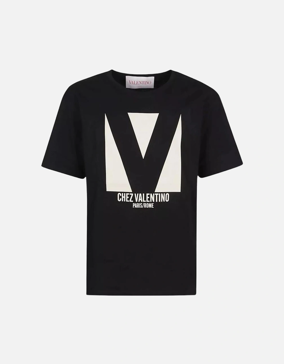 Chez Print Jersey T-Shirt in Black, 5 of 4