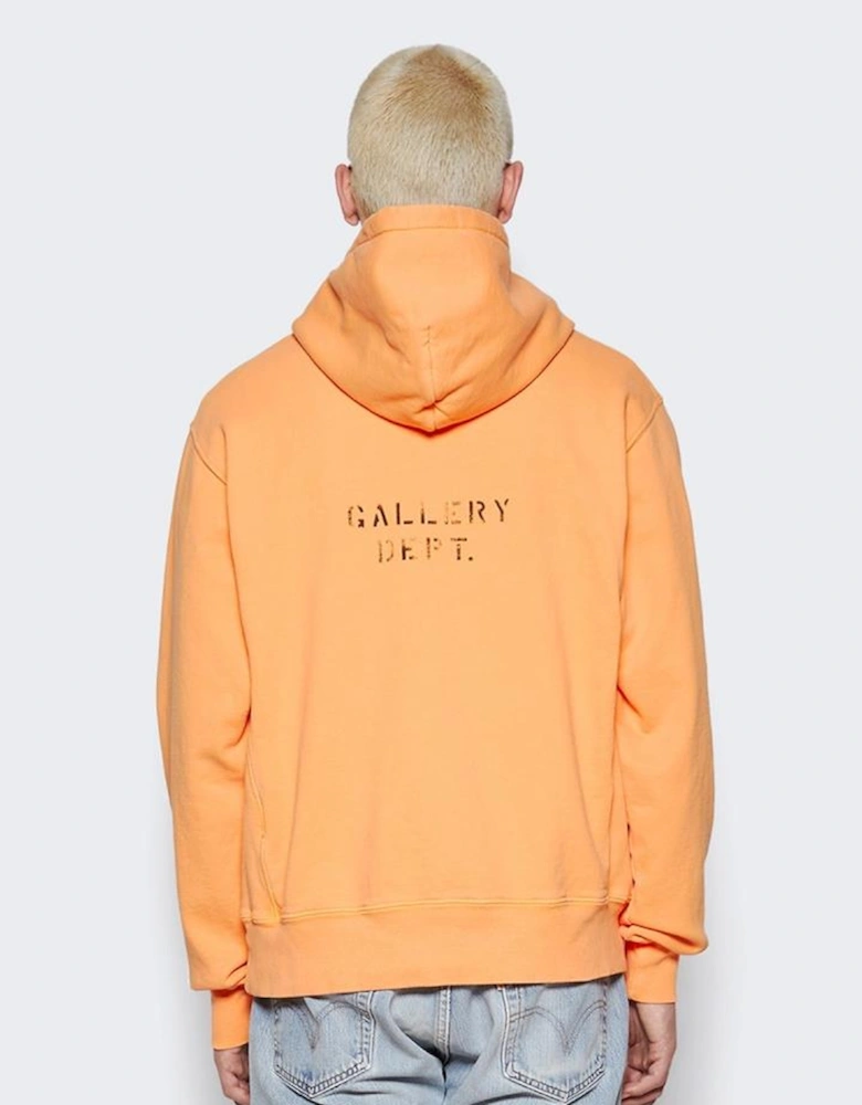Logo Hoodie in Flo Orange