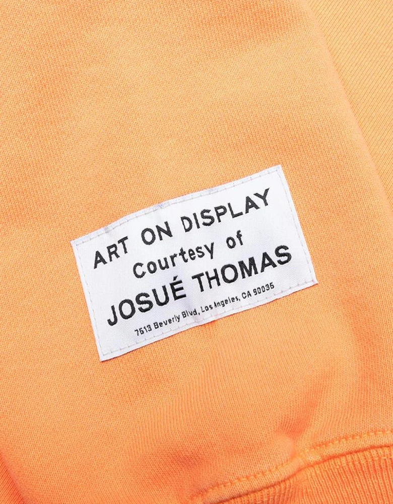 Logo Hoodie in Flo Orange