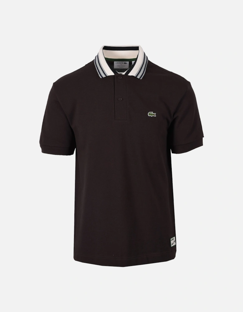 Made in France Classic Fit Polo Brown