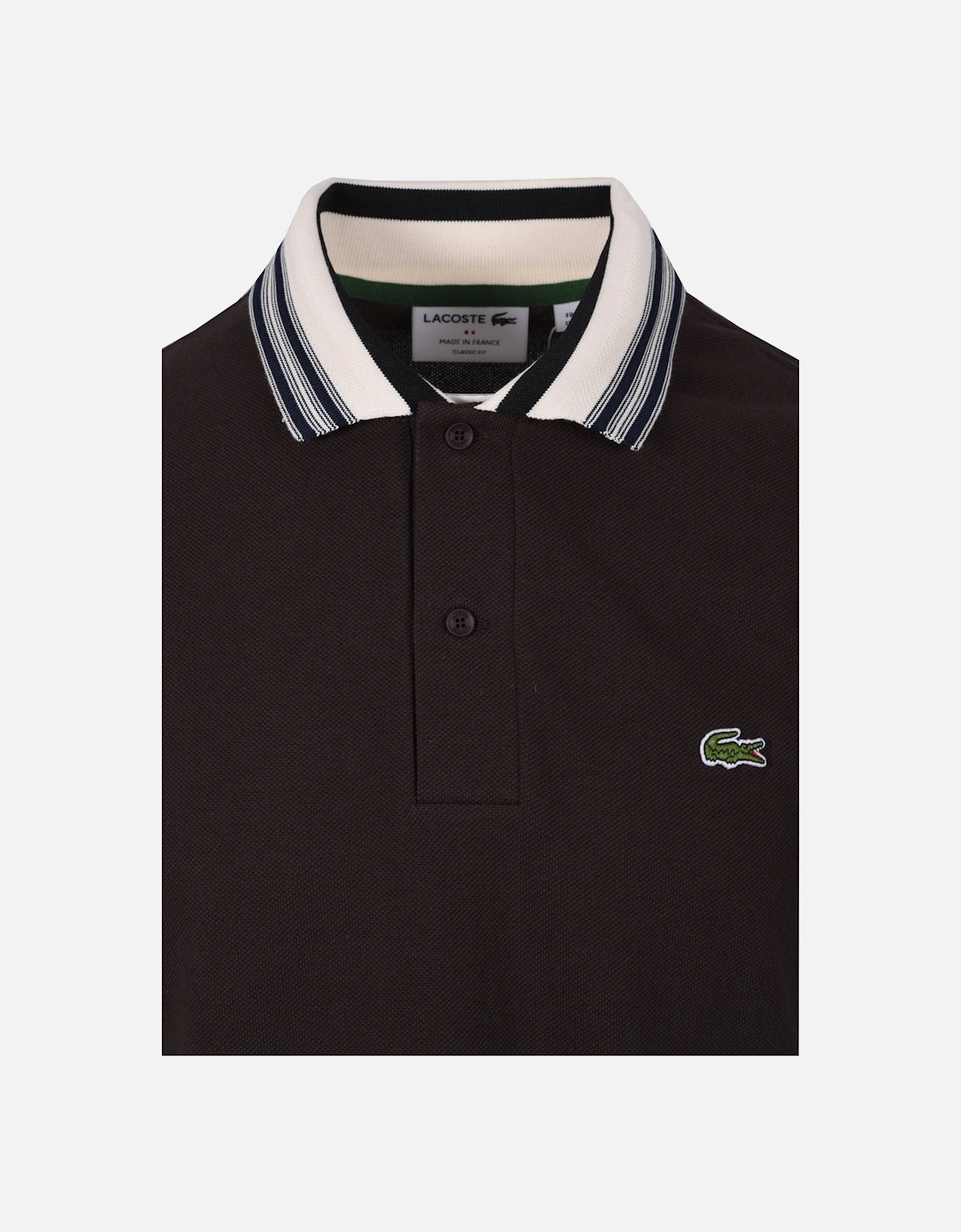 Made in France Classic Fit Polo Brown