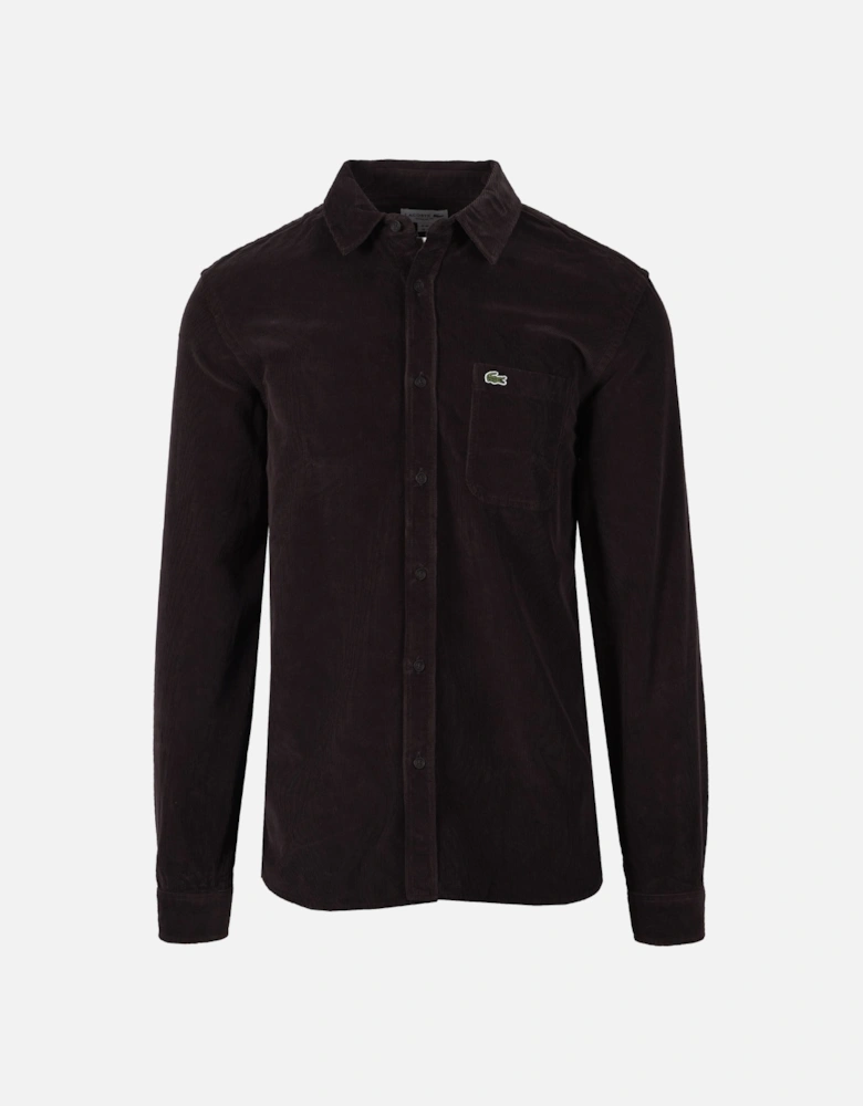 Cord Shirt Brown