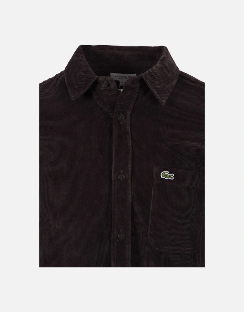 Cord Shirt Brown