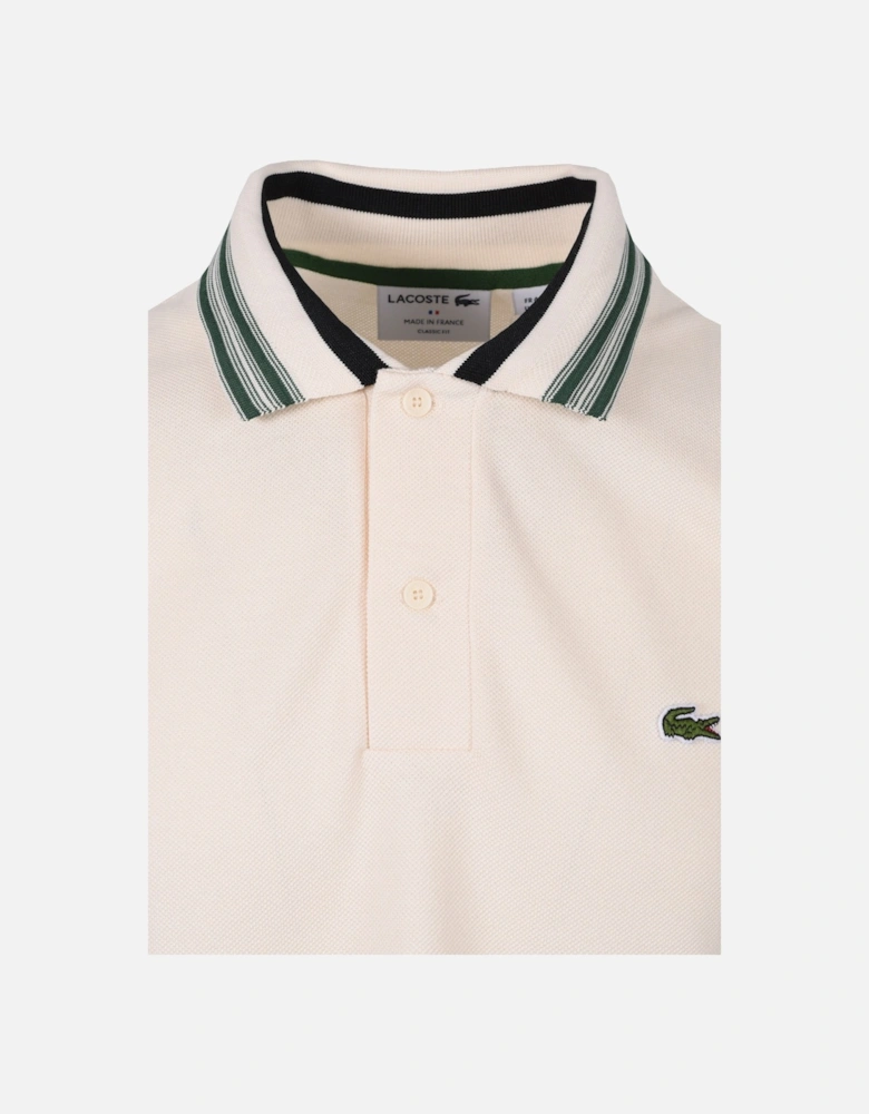 Made in France Classic Fit Polo Cream