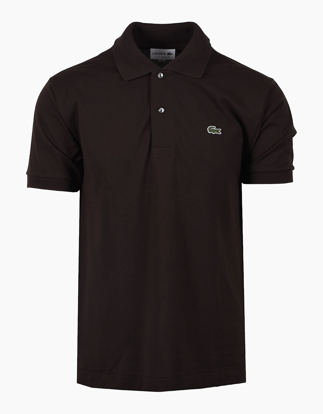 Lacoste Men's Brown L.12.12 Pique Cotton Polo Shirt  44 Size 7 2XL