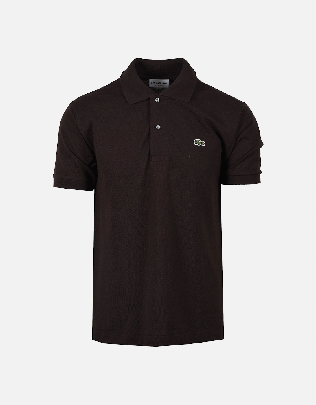L.12.12 Pique Cotton Polo Shirt Brown, 4 of 3