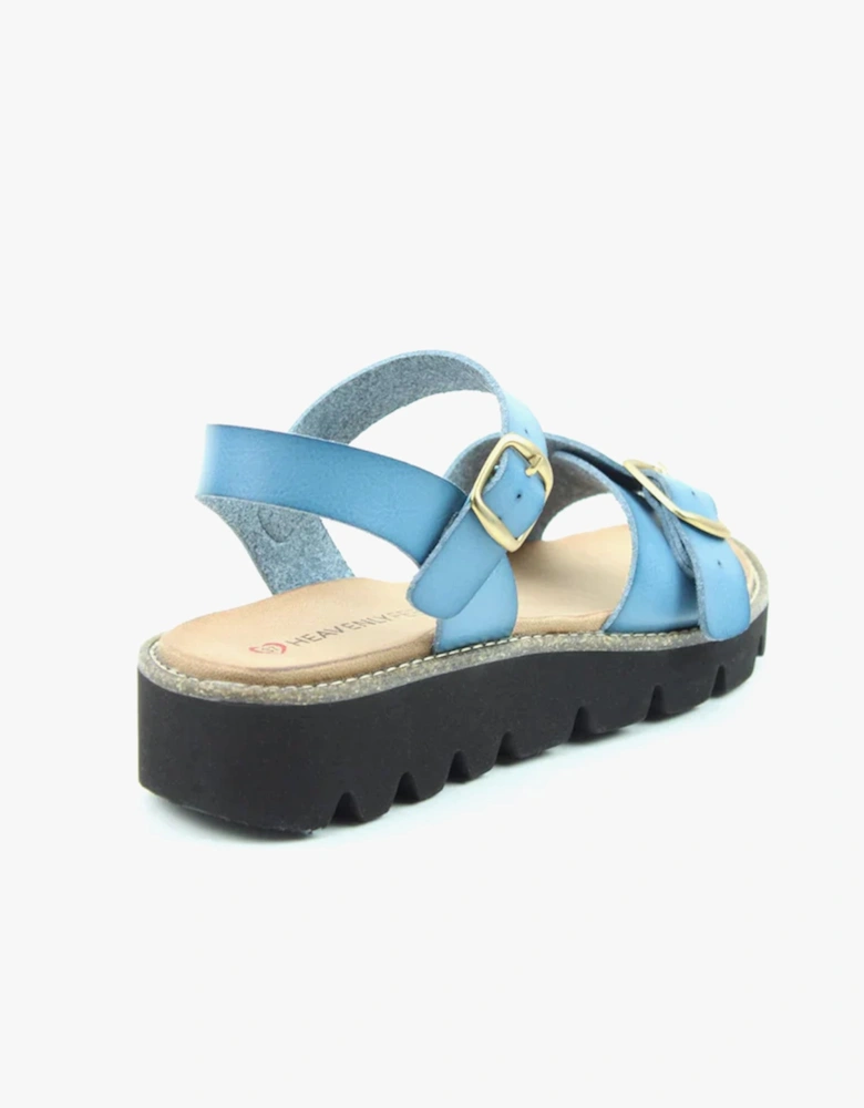 TRUDY Womens Sandals Blue