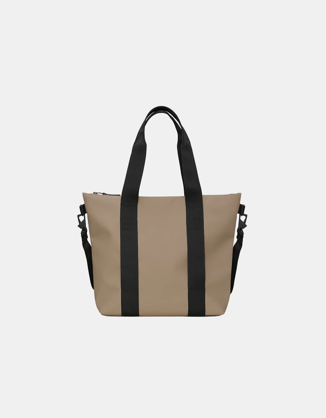 Rains Women's Black Unisex Tote Bag Mini - 133 Beige - Size: One Size