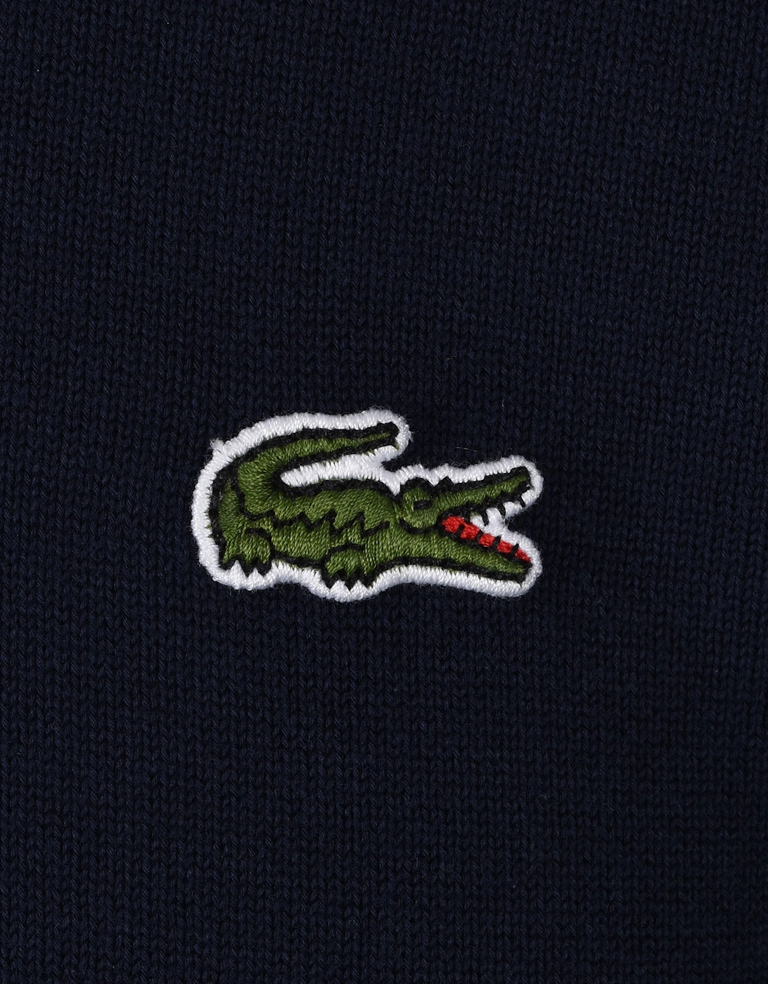 Tipped Crew Neck Knitwear Navy Blue