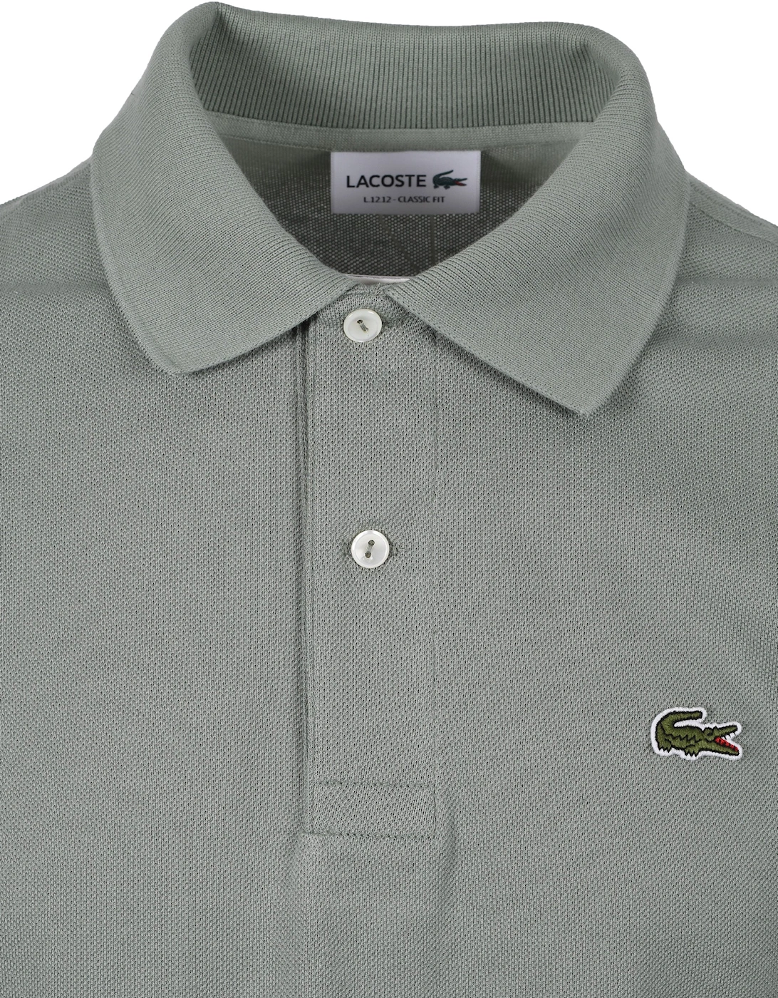 L.12.12 Pique Cotton Polo Shirt Thyme