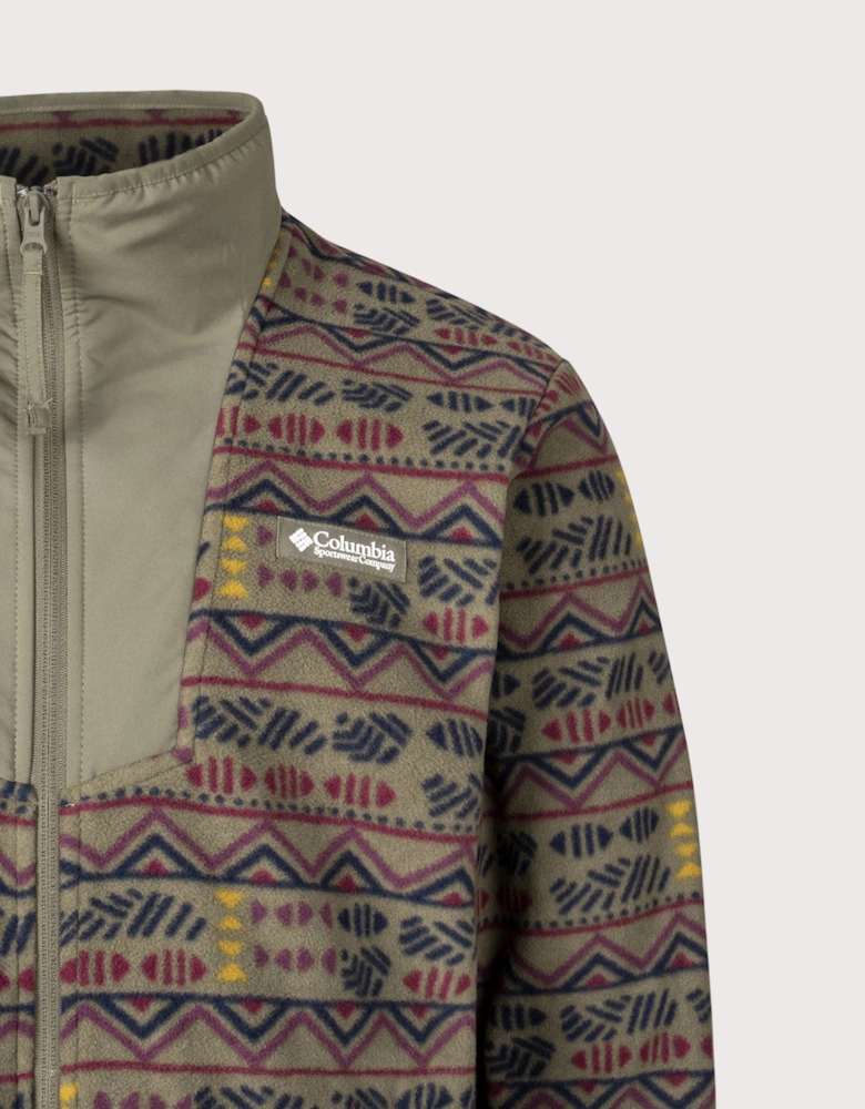 Sequoia Grove Printed Full Zip Sweatshirt