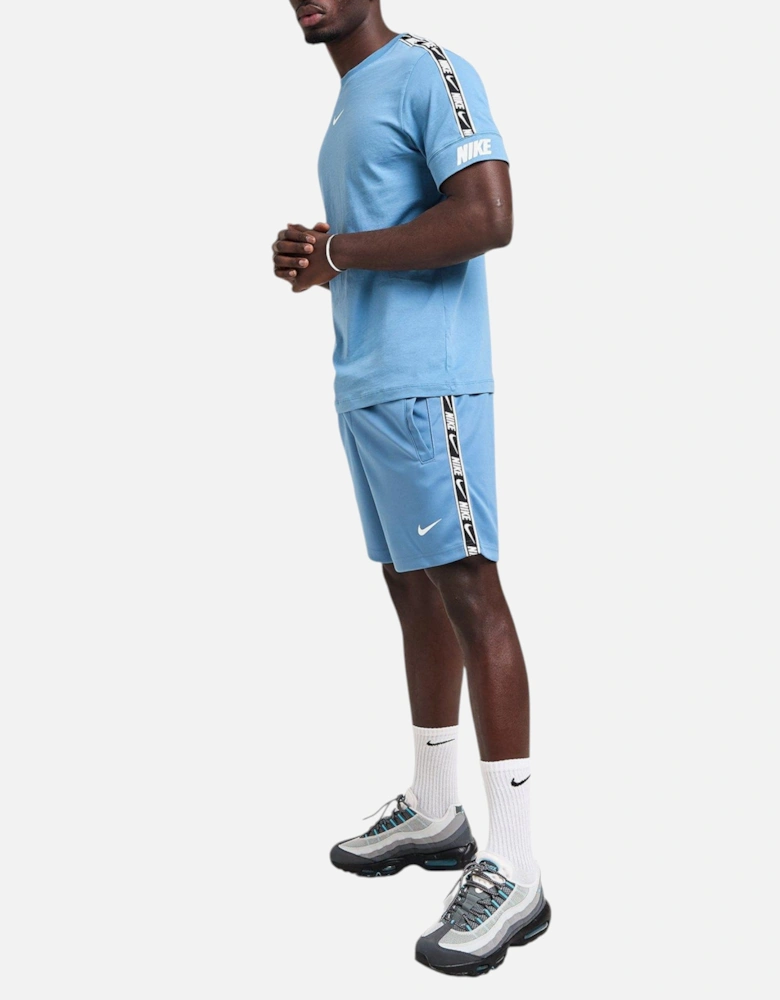 Tracksuit Mens T Shirts and Shorts Set NSW Repeat Tape Tee