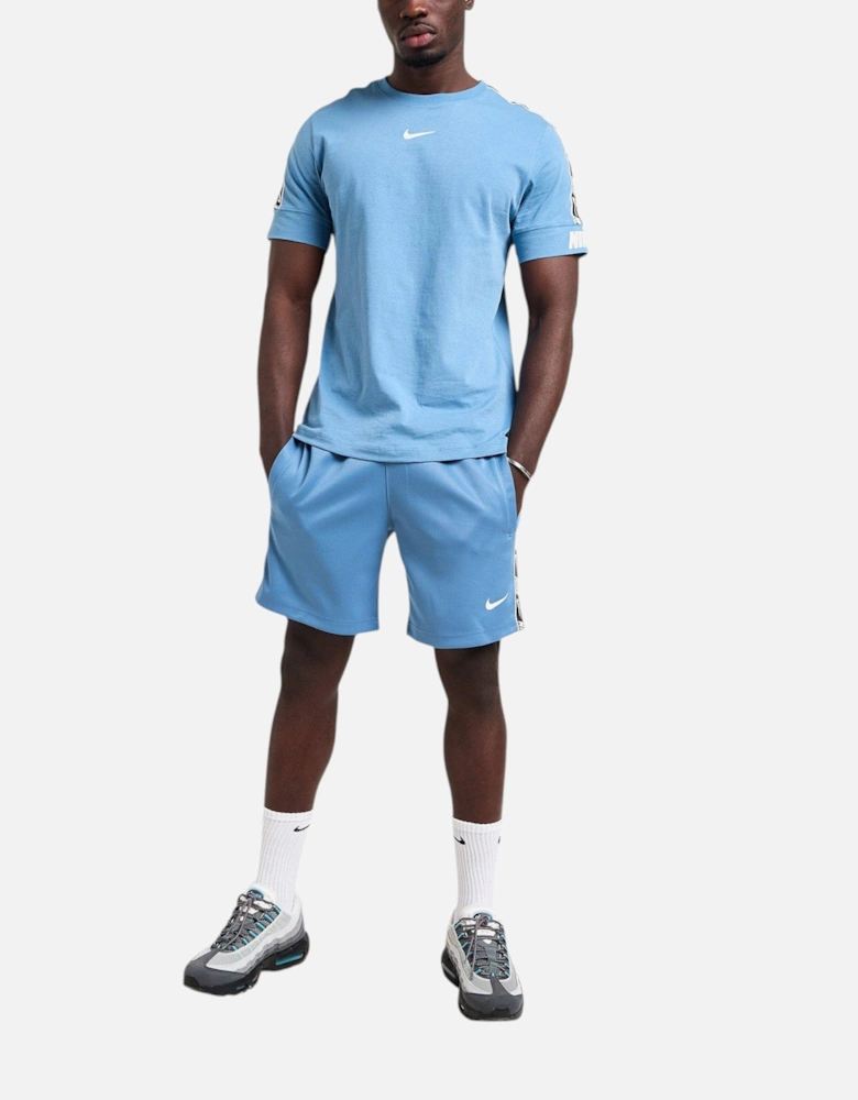 Tracksuit Mens T Shirts and Shorts Set NSW Repeat Tape Tee