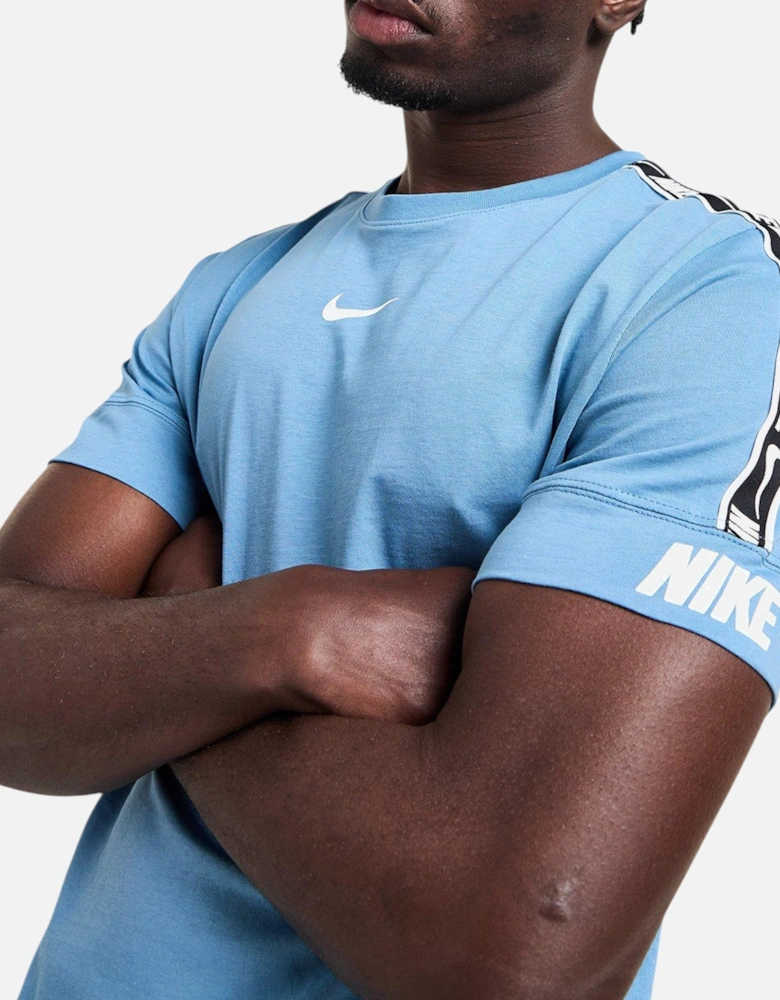 Tracksuit Mens T Shirts and Shorts Set NSW Repeat Tape Tee