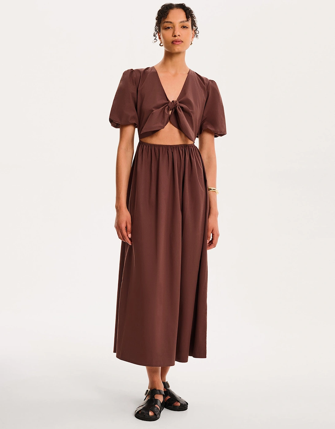 Joy Midi Dress in Chocolate, 7 of 6