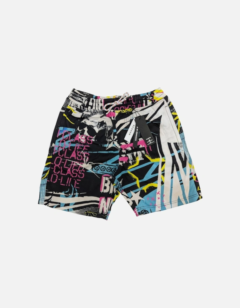 Mens Hawaiian Shorts Summer Beach Fleece Swimming Board Half Pants