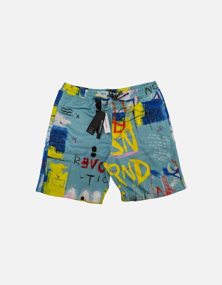 Mens Hawaiian Shorts Summer Beach Fleece Swimming Board Half Pants