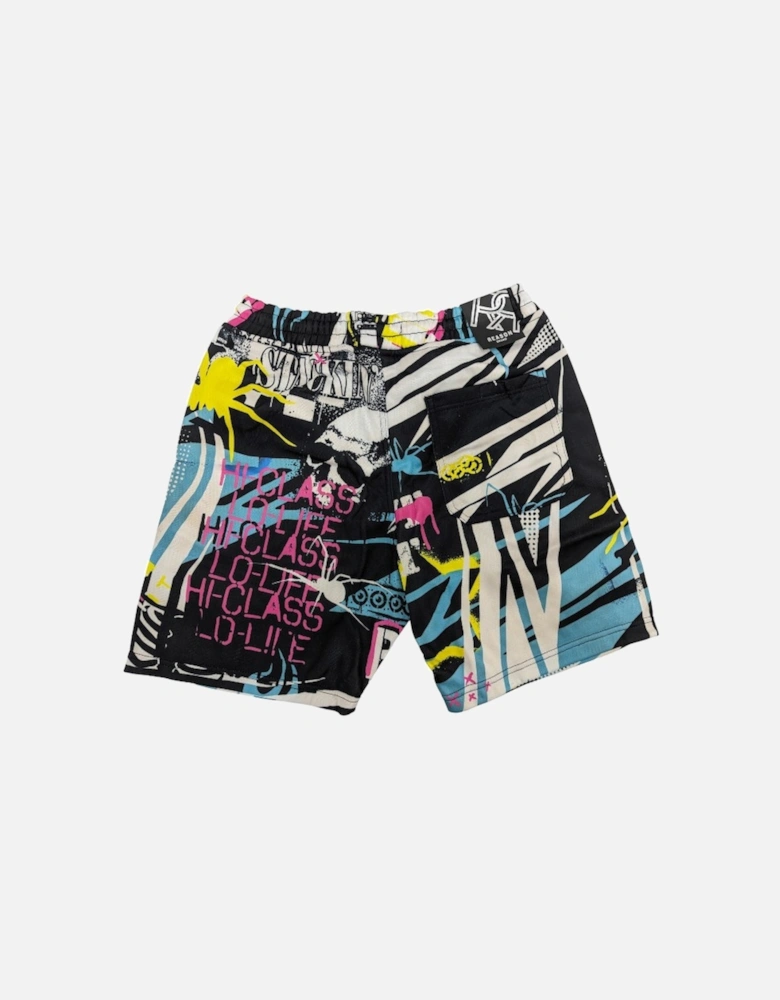 Mens Hawaiian Shorts Summer Beach Fleece Swimming Board Half Pants