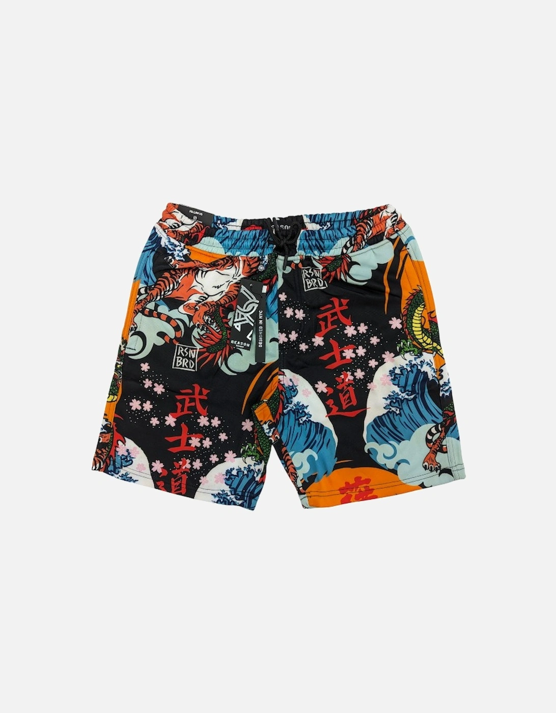 Mens Hawaiian Shorts Summer Beach Fleece Swimming Board Half Pants, 4 of 3