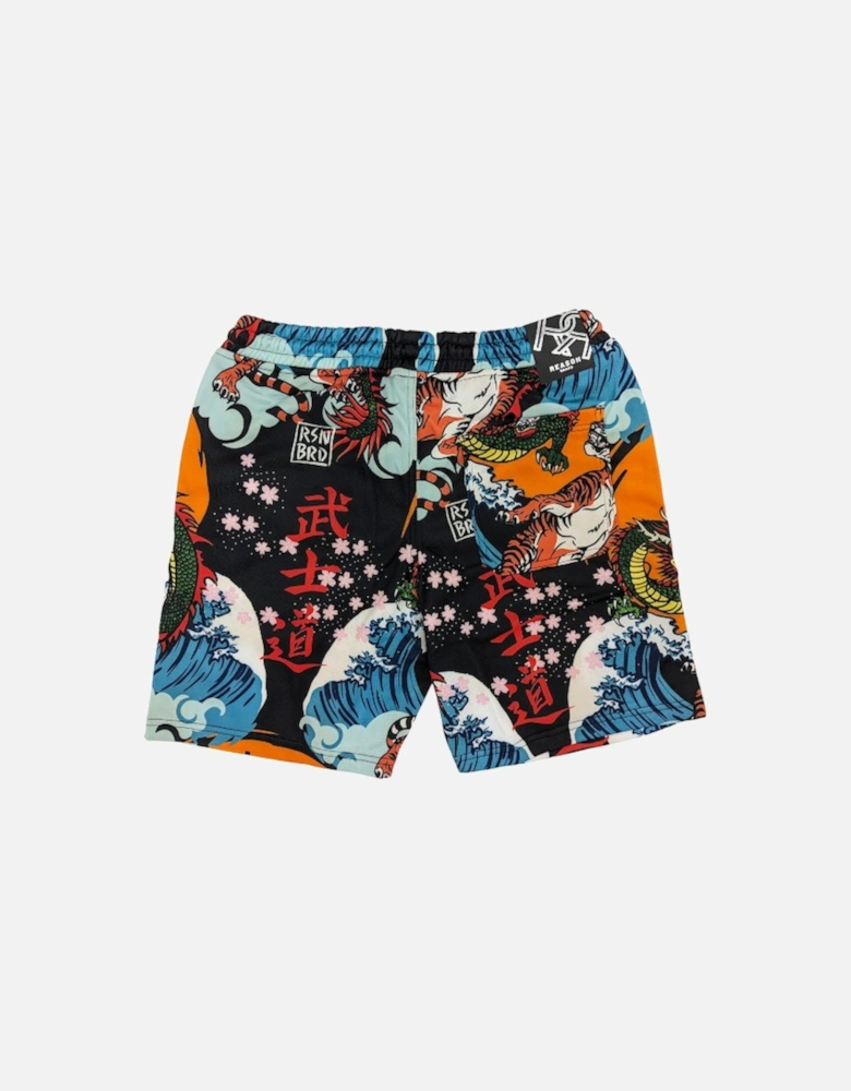 Mens Hawaiian Shorts Summer Beach Fleece Swimming Board Half Pants