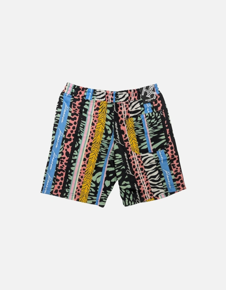 Mens Hawaiian Shorts Summer Beach Fleece Swimming Board Half Pants