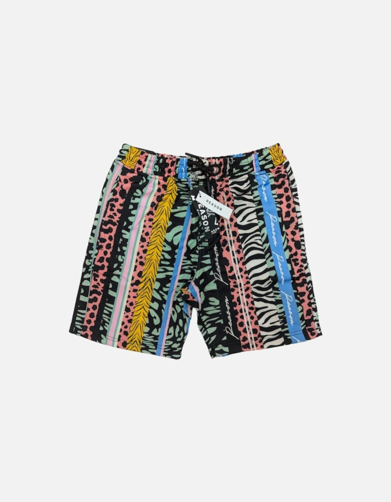 Mens Hawaiian Shorts Summer Beach Fleece Swimming Board Half Pants