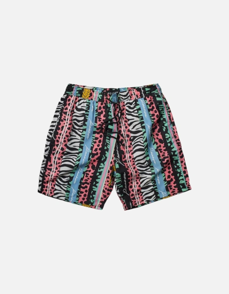 Mens Hawaiian Shorts Summer Beach Fleece Swimming Board Half Pants