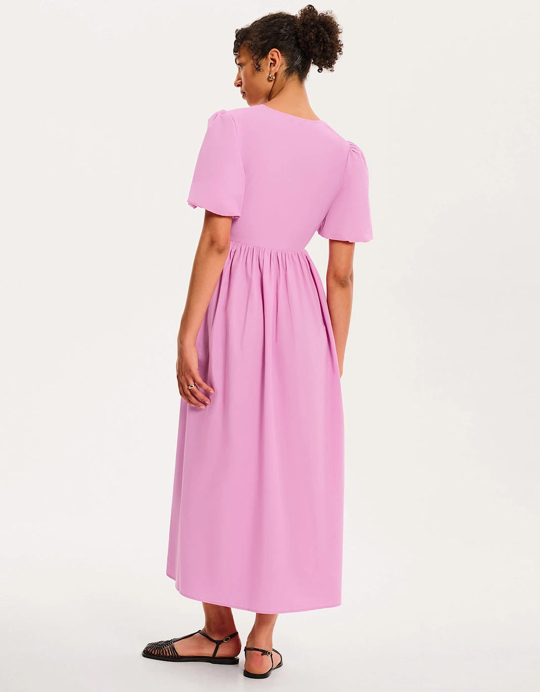 Joy Midi Dress in Lilac