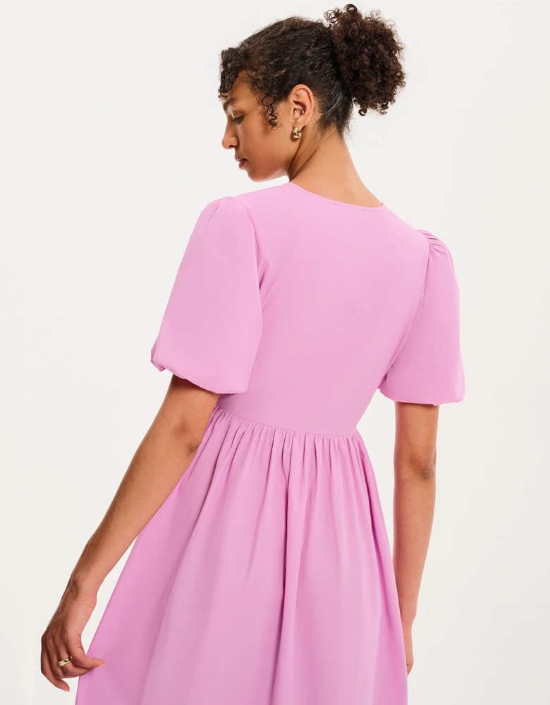 Joy Midi Dress in Lilac