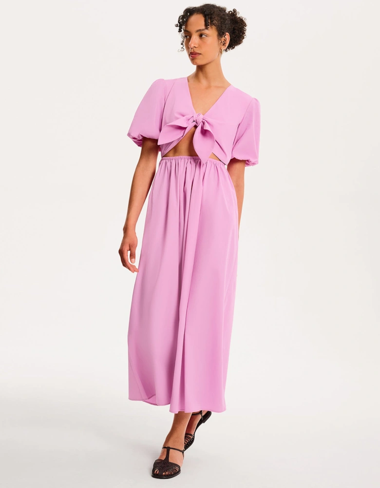 Joy Midi Dress in Lilac