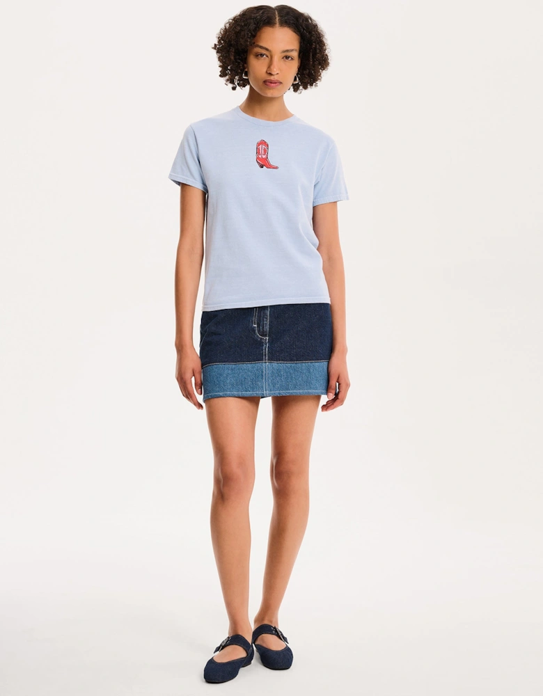Benny Skirt in Dark Wash