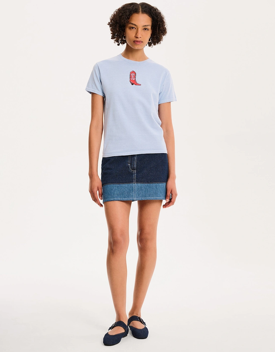 Benny Skirt in Dark Wash, 6 of 5