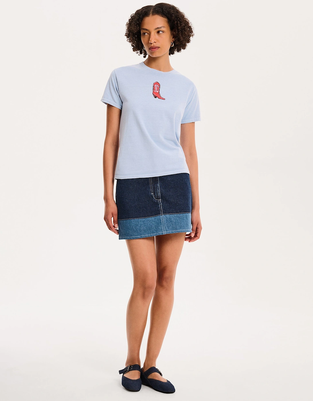 Benny Skirt in Dark Wash