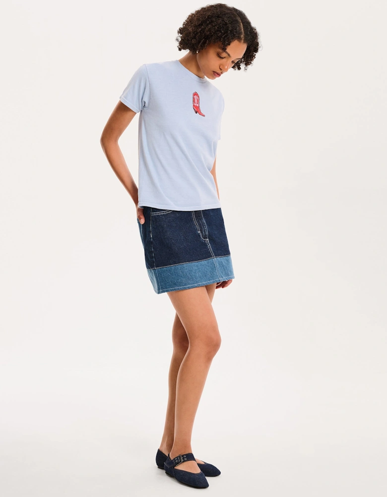 Benny Skirt in Dark Wash