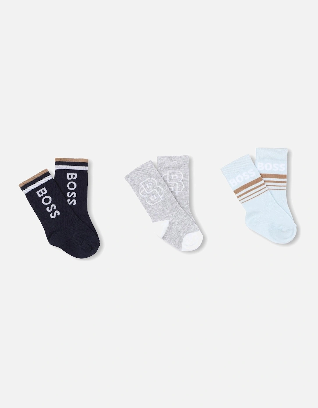 BOSS GREY BABY/TODDLER SOCKS J52654, 5 of 4