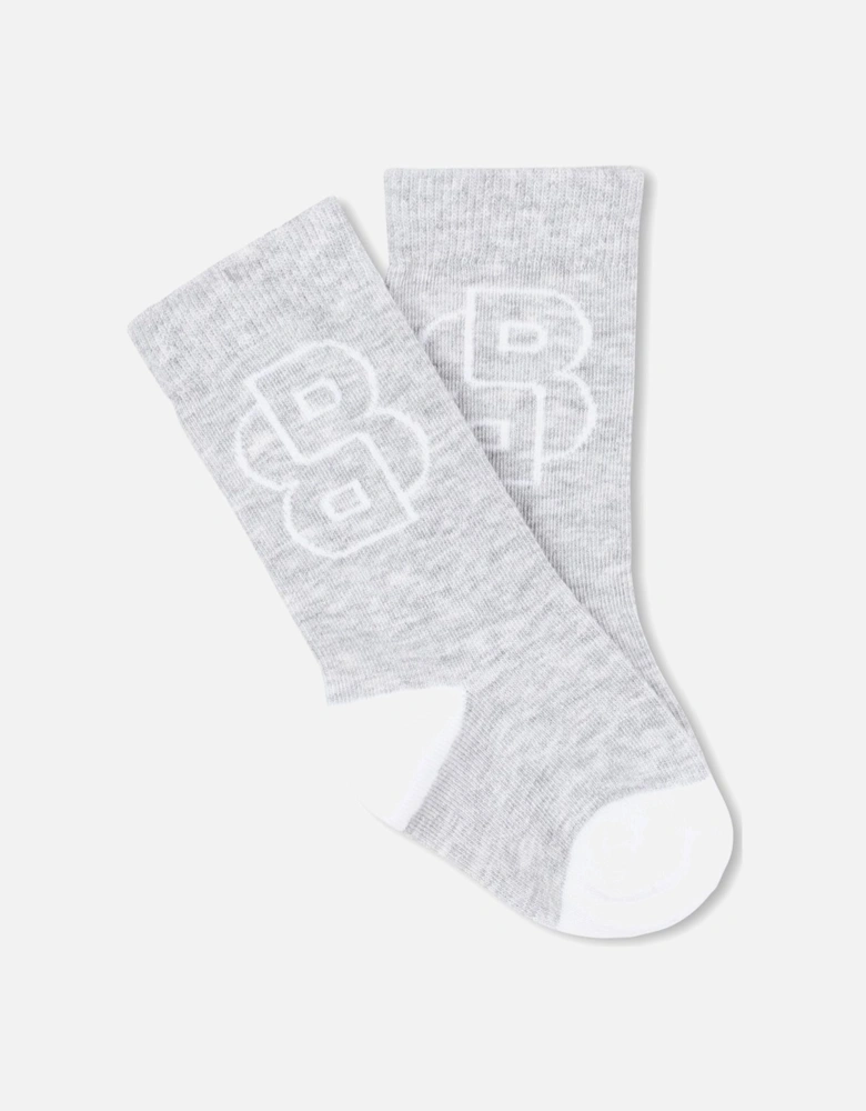 BOSS GREY BABY/TODDLER SOCKS J52654
