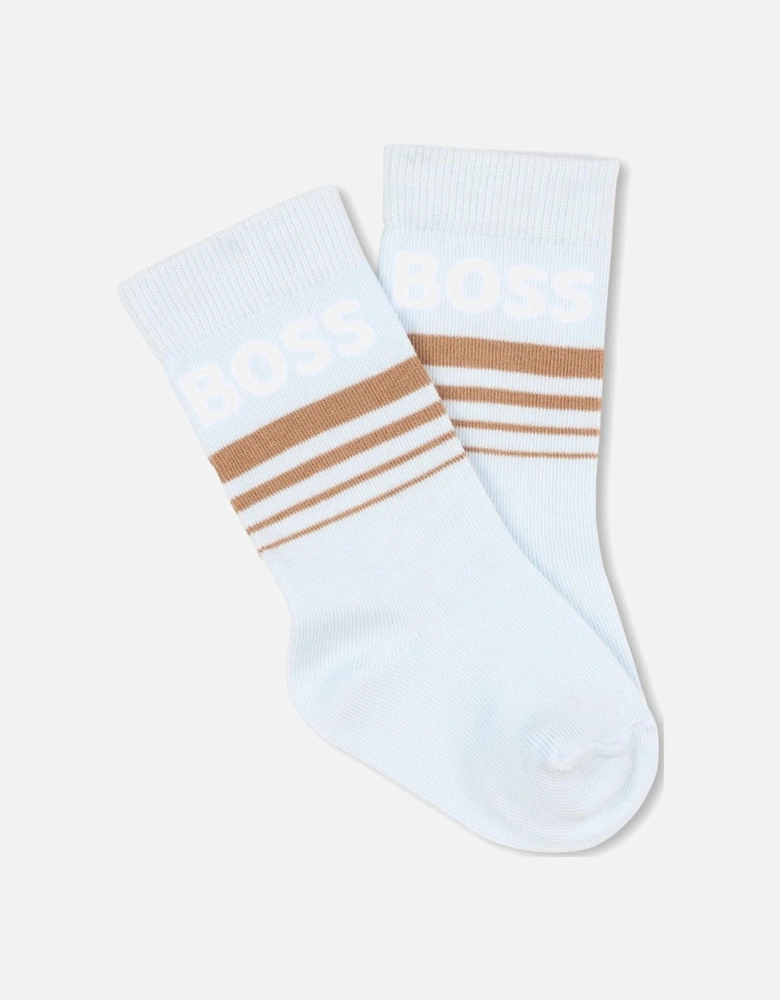 BOSS GREY BABY/TODDLER SOCKS J52654