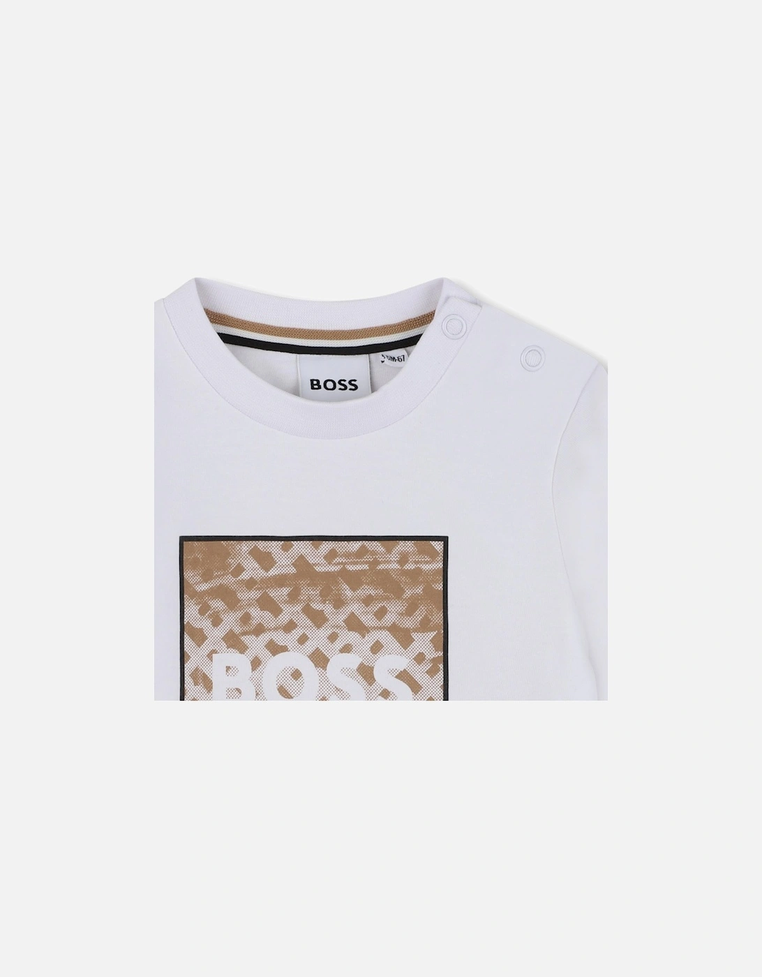 BOSS WHITE BABY/TODDLER T SHIRT J52715