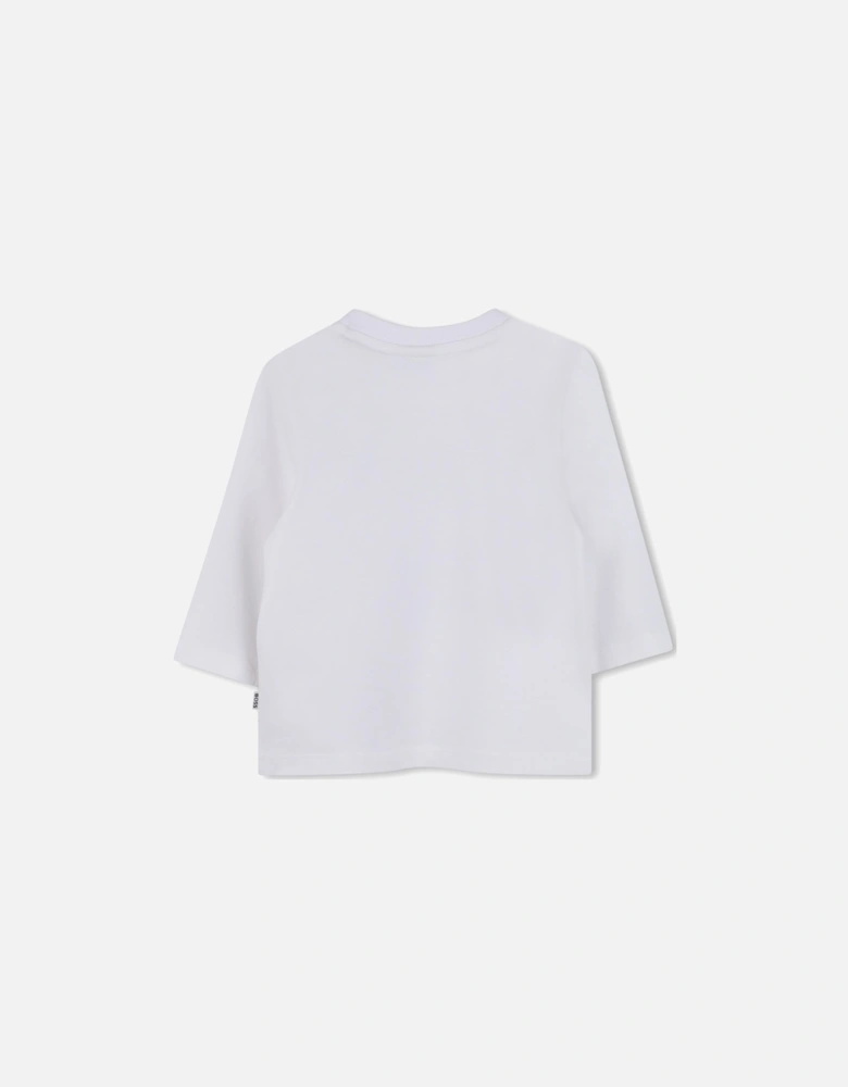 BOSS WHITE BABY/TODDLER T SHIRT J52715