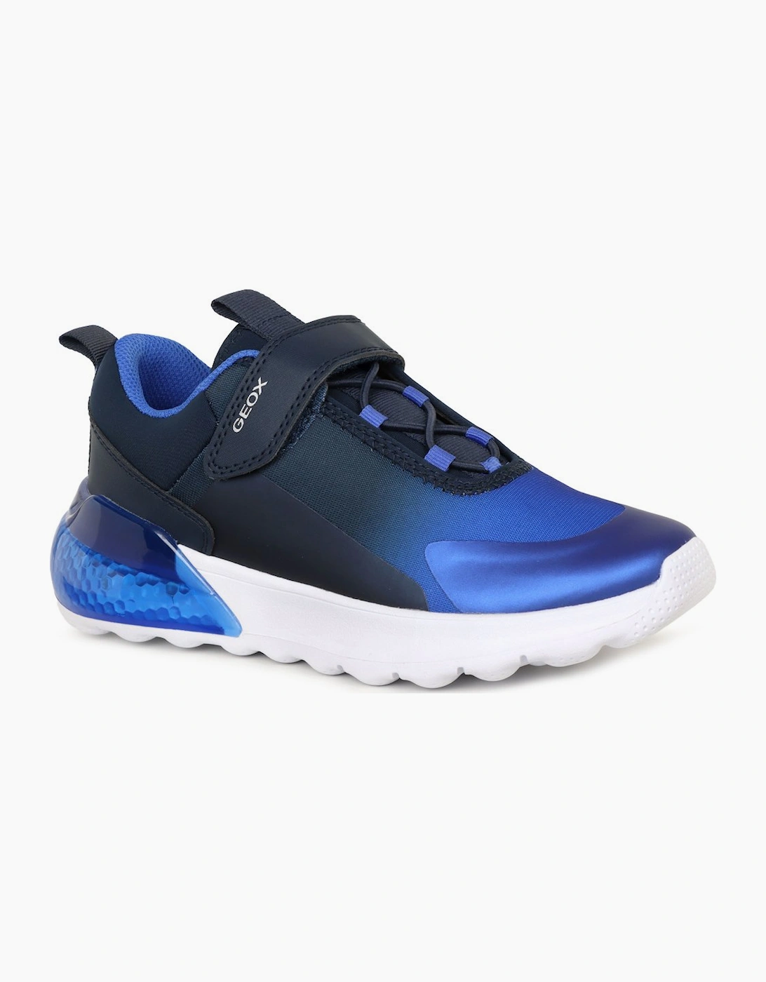 Geox Girl's Illuminus Lights Childrens Trainers - Navy - Size: 1.5 (older)/F (Standard)