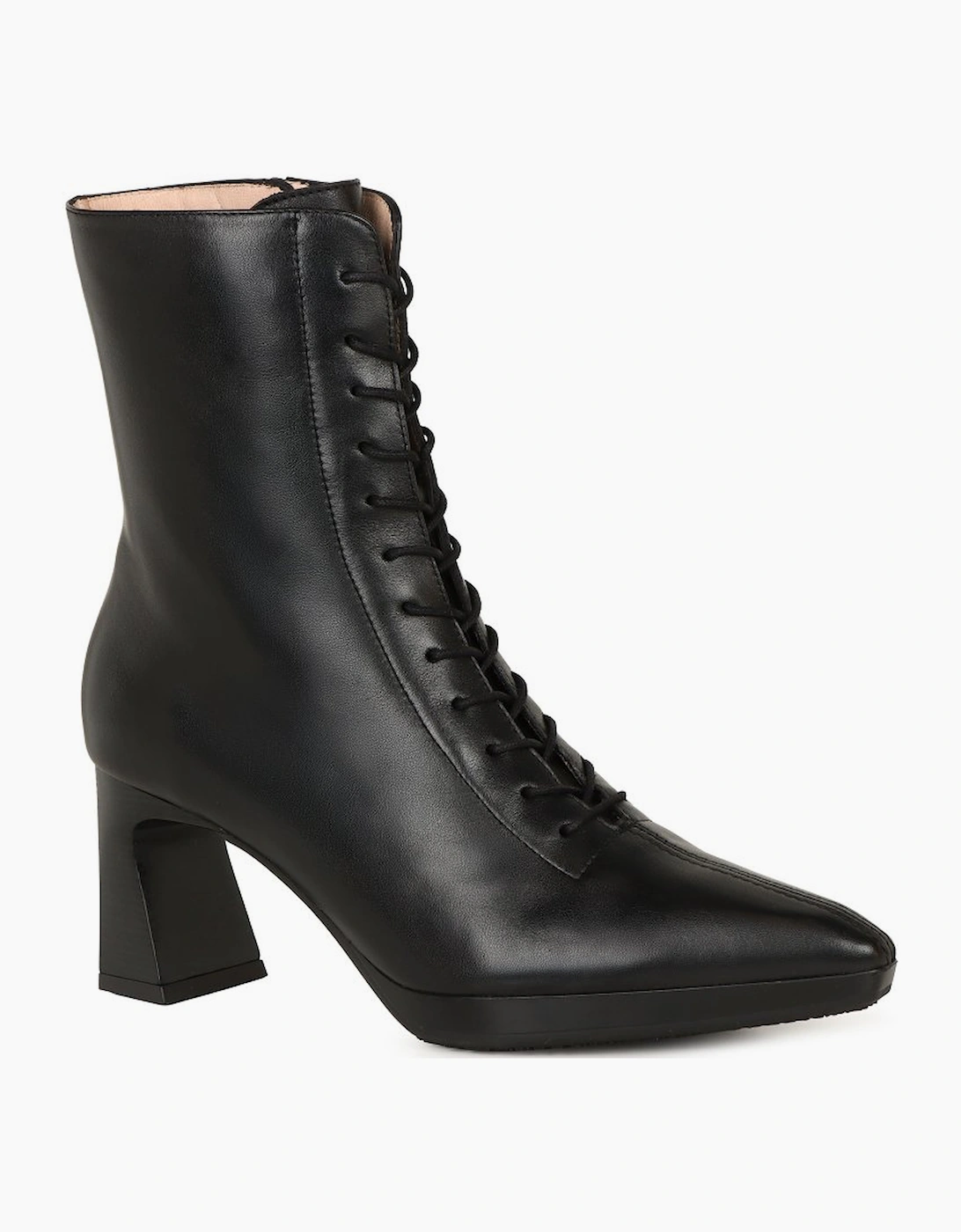 Hispanitas Women's Atlanta Womens Lace Up Ankle Boots - Black - Size: 3