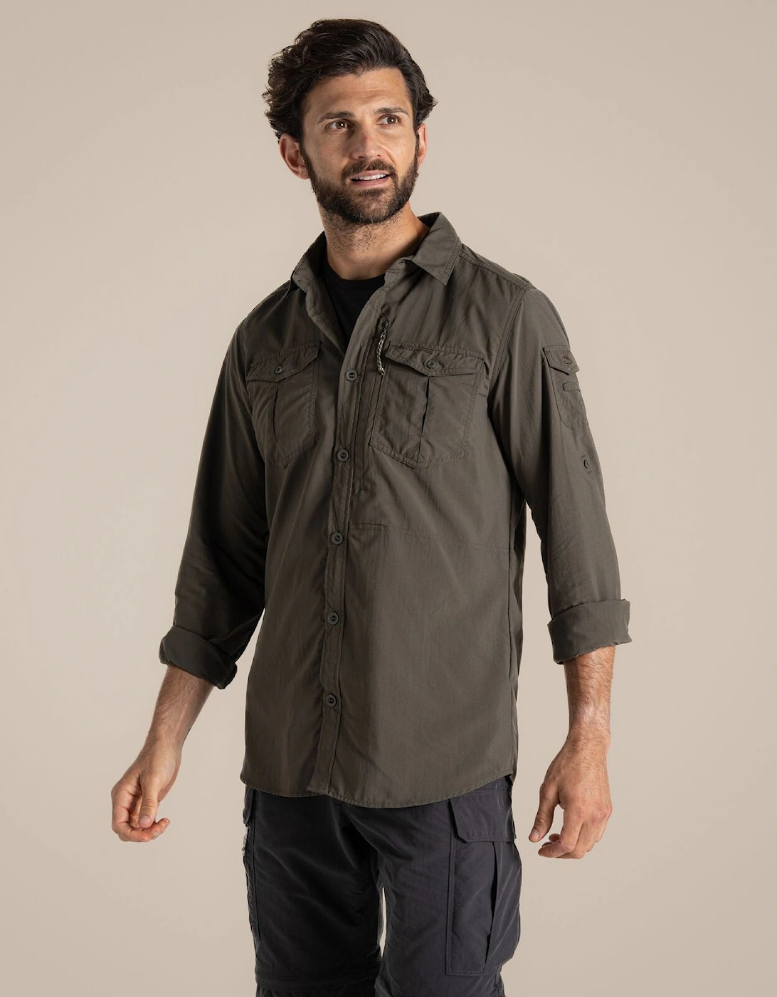 Craghoppers Mens NosiLife Adventure III Long Sleeve Shirt
