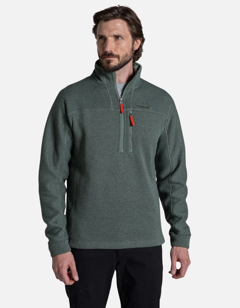 Mens Torney III Knitlook Half Zip Fleece