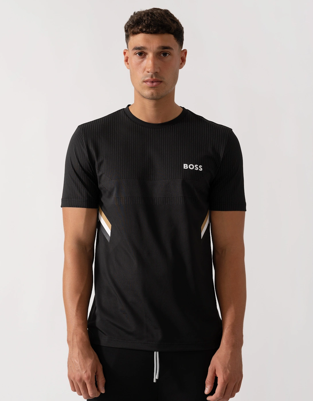 BOSS Green Tee Tech TOC Mens T-Shirt - Black 001, 2 of 1