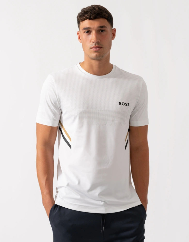 BOSS Green Tee Tech TOC Mens T-Shirt - White 100