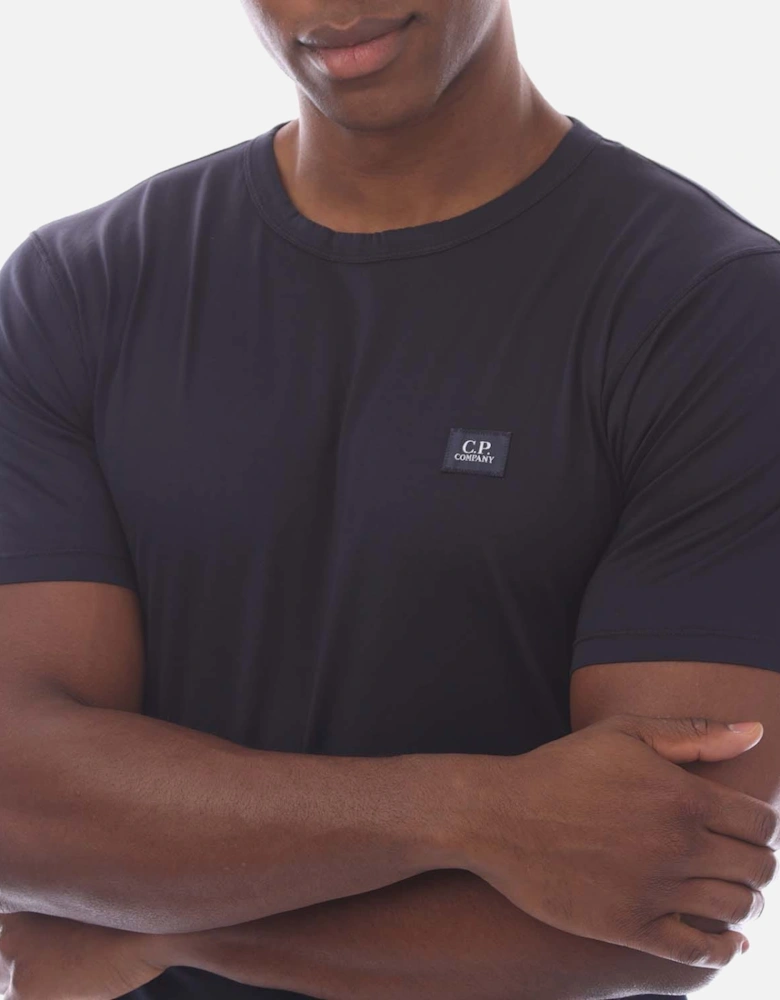 70/2 Mercerized Jersey Logo Patch T-Shirt