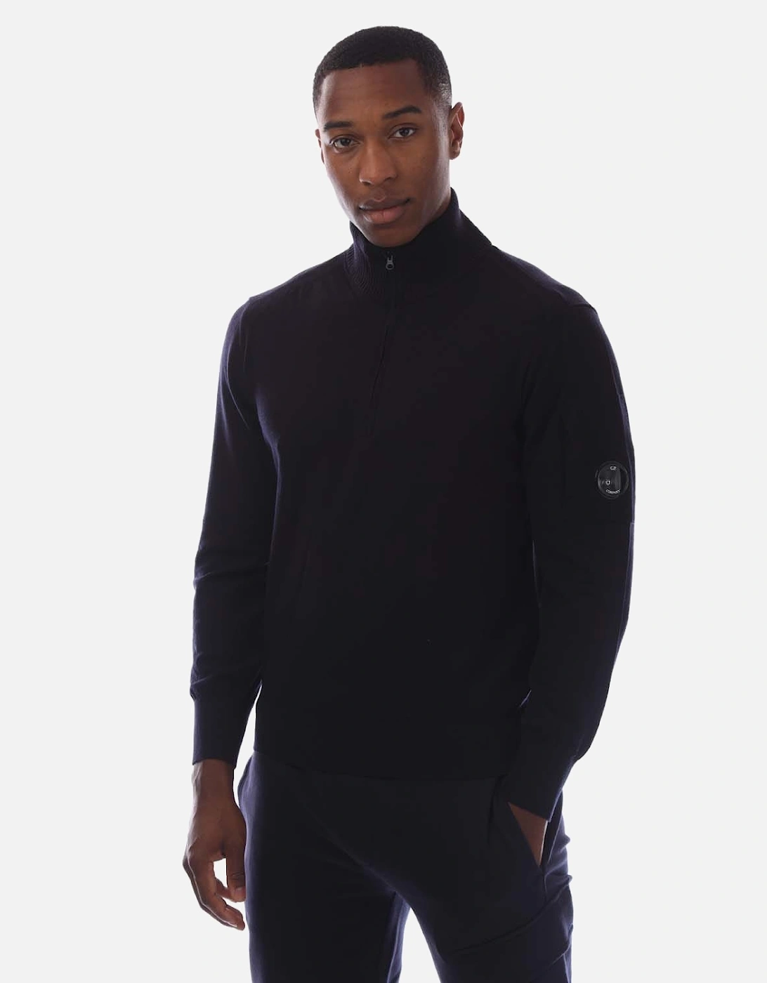 Extrafine Merino Wool Half-Zip Sweater, 5 of 4